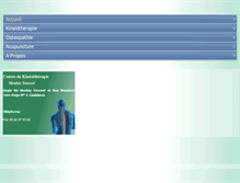 Tablet Screenshot of kinesitherapiecasablanca.com